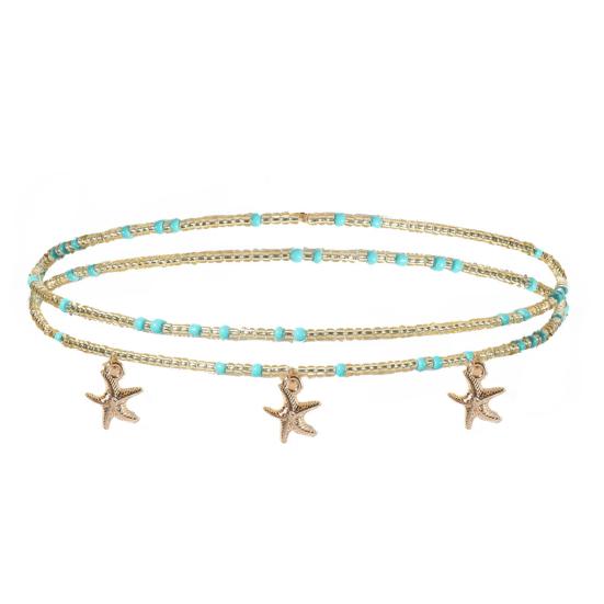 Body Chain Pendant Dress Up Long-lasting Charming Bohemian Layered Waist Chain Jewelry Gift