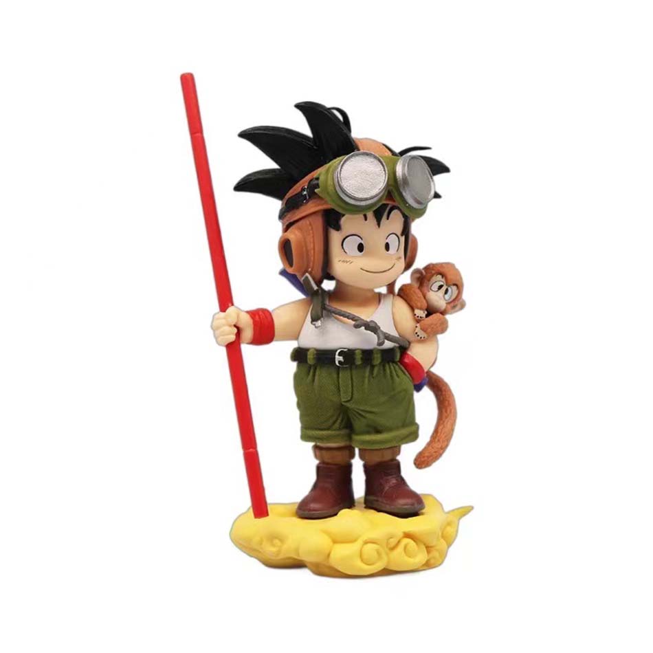 Фигурка Сон Гоку из аниме Dragon Ball с обезьяной, Малыш Гоку, Фигурка действия 26 см, ПВХ, Статуэтка, Коллекционная модель, Игрушки, Подарки