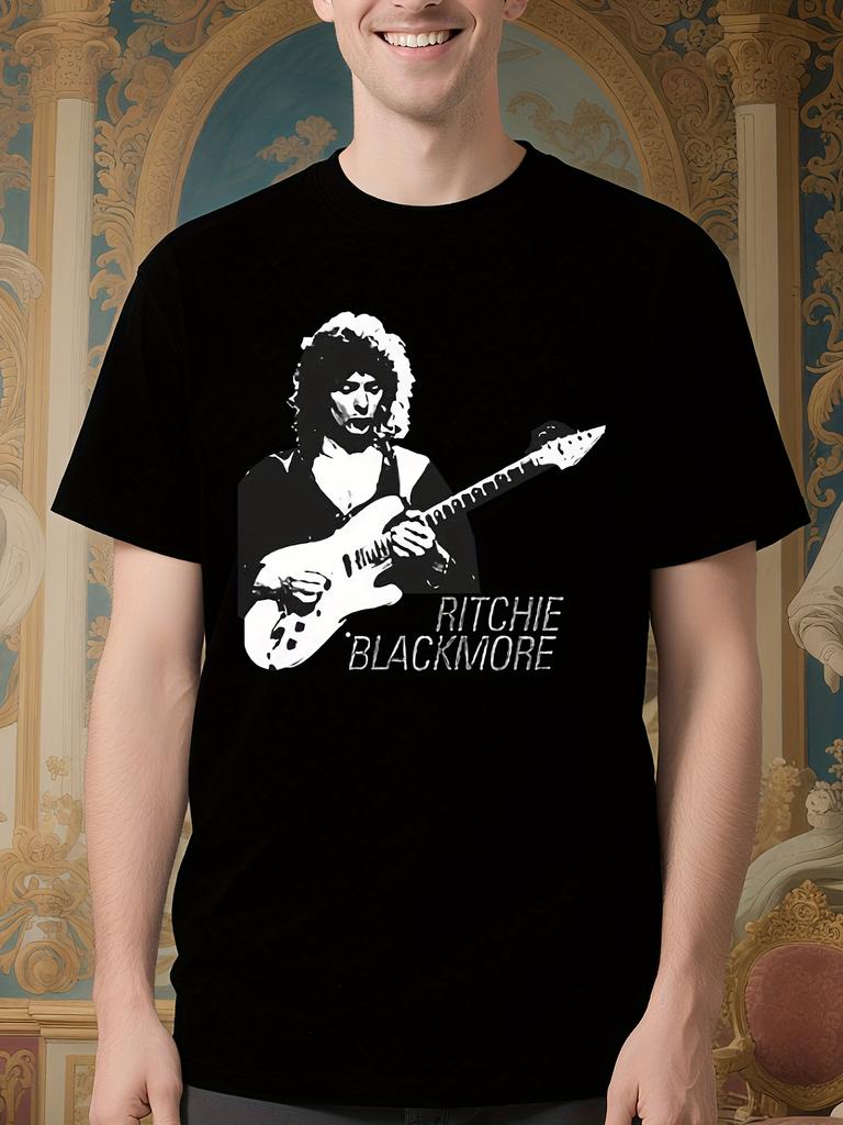Ritchie Blackmore Graphic - Rock Legend Guitarist Tee T-shirt