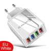 3.1A 4 Ports EU/US Plug USB Charger Fast Charge QC 3.0 Phone Charger for iPhone Samsung Xiaomi  Charging Adapter
