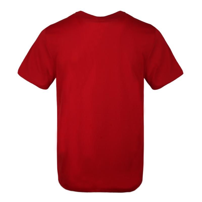 Jordan Простая Удобная Модная Футболка с Коротким Рукавом Мужские Топы Красный 743037-687