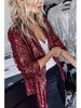 European and American Women's Sequined Long-Sleeve Autumn/Winter Blazer, 2025 Collection