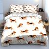 Playful beagle parade delight! Bedding sets Duvet covers Pillowcases(1* Duvet Cover 2* Pillowcases without duvet insert)