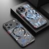 Magnetic Flowers Bowknot Phone Case For iPhone Air 17 16 15 Pro Max 13 12 Pro 14 Plus 11 For Magsafe Wireless Charge Hard Cover