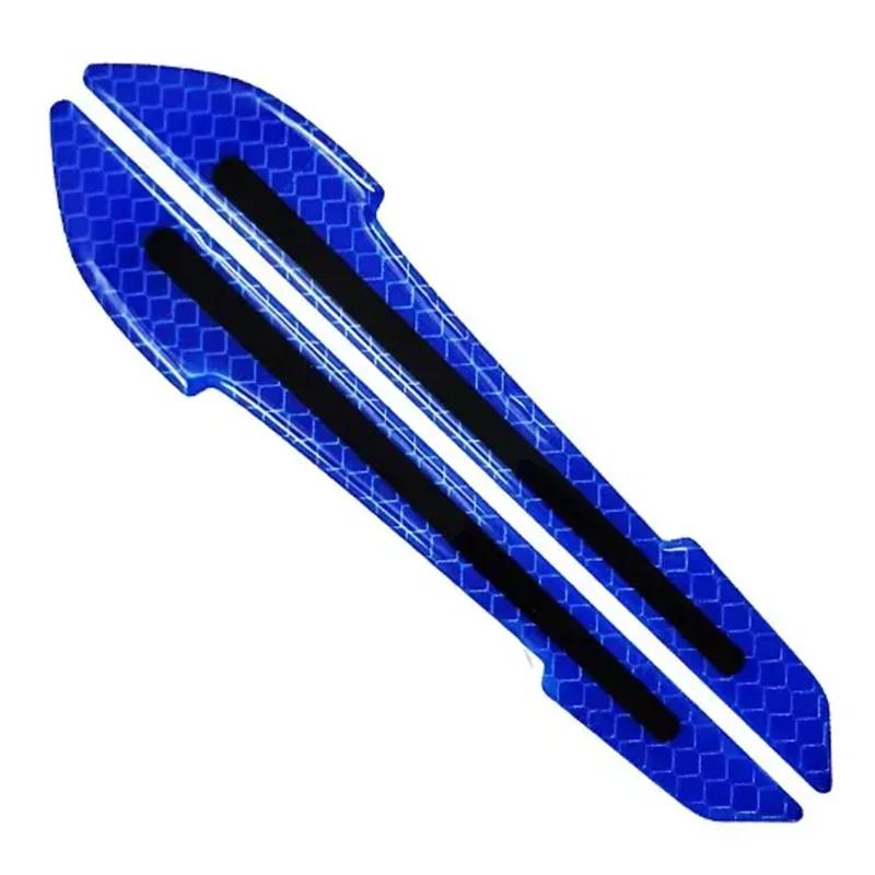 2PCS Door Bumper Strip Reflective Car Mirrors Anti scratch Protection Stickers Car Artifacts High grade Glow in the dark