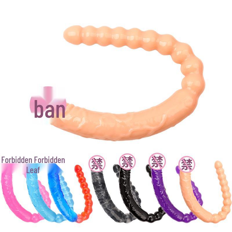 Массажный стик с двумя жемчужинами дракона, двусторонний, для женской и ЛГБТК+ мастурбации