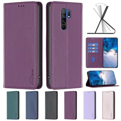 Чехол для Redmi 9 9A 9T Роскошный кожаный откидной магнитный чехол для телефона для Funda Xiaomi Redmi 9 9A 9T 9AT 9C NFC Обложка Слот для карт Ракушка Coque