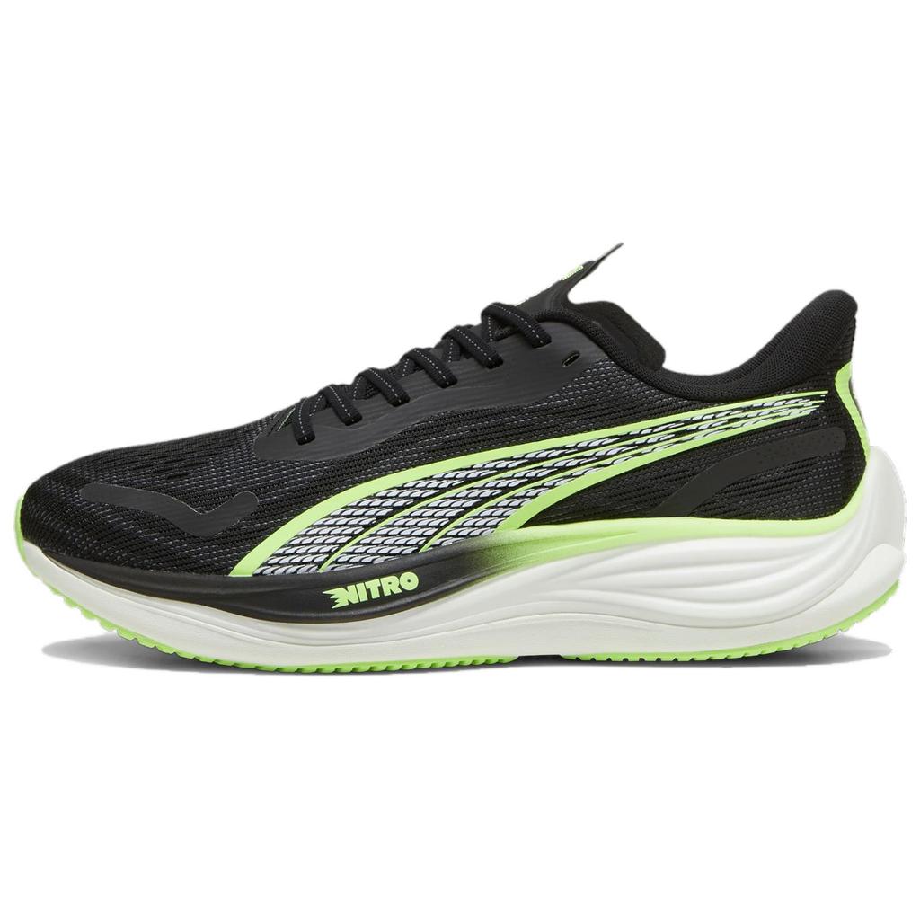 Puma Velocity Nitro 3 Black Fizzy Apple Men Sneakers 377748-14