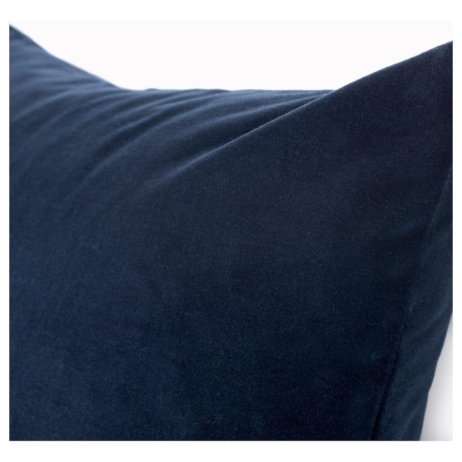Набор темно-синих чехлов для подушек (4 шт), SANELA Cushion Cover Dark Blue Set, IKEA