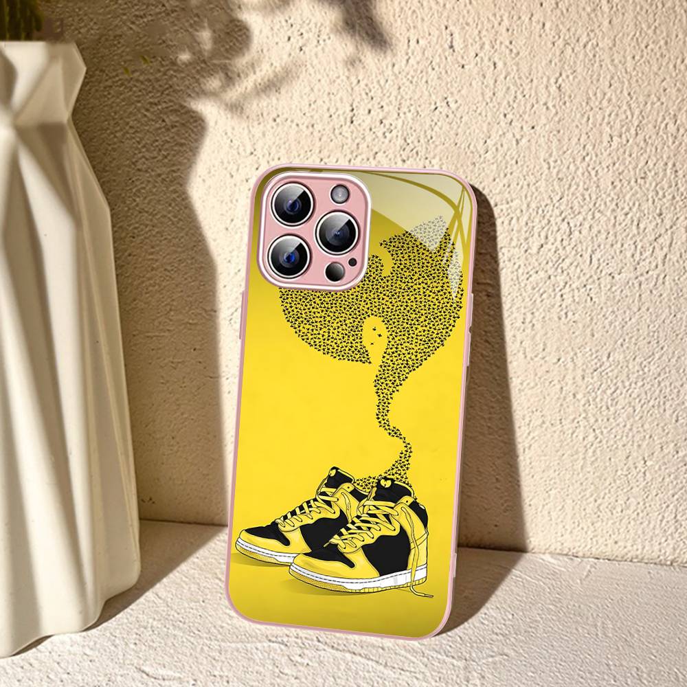 Модные Тренды WU-T-TANG CLANs Закаленное Стекло Для Iphone 14 13 12 11 Pro Mini XS MAX 14Plus X XS XR Чехлы