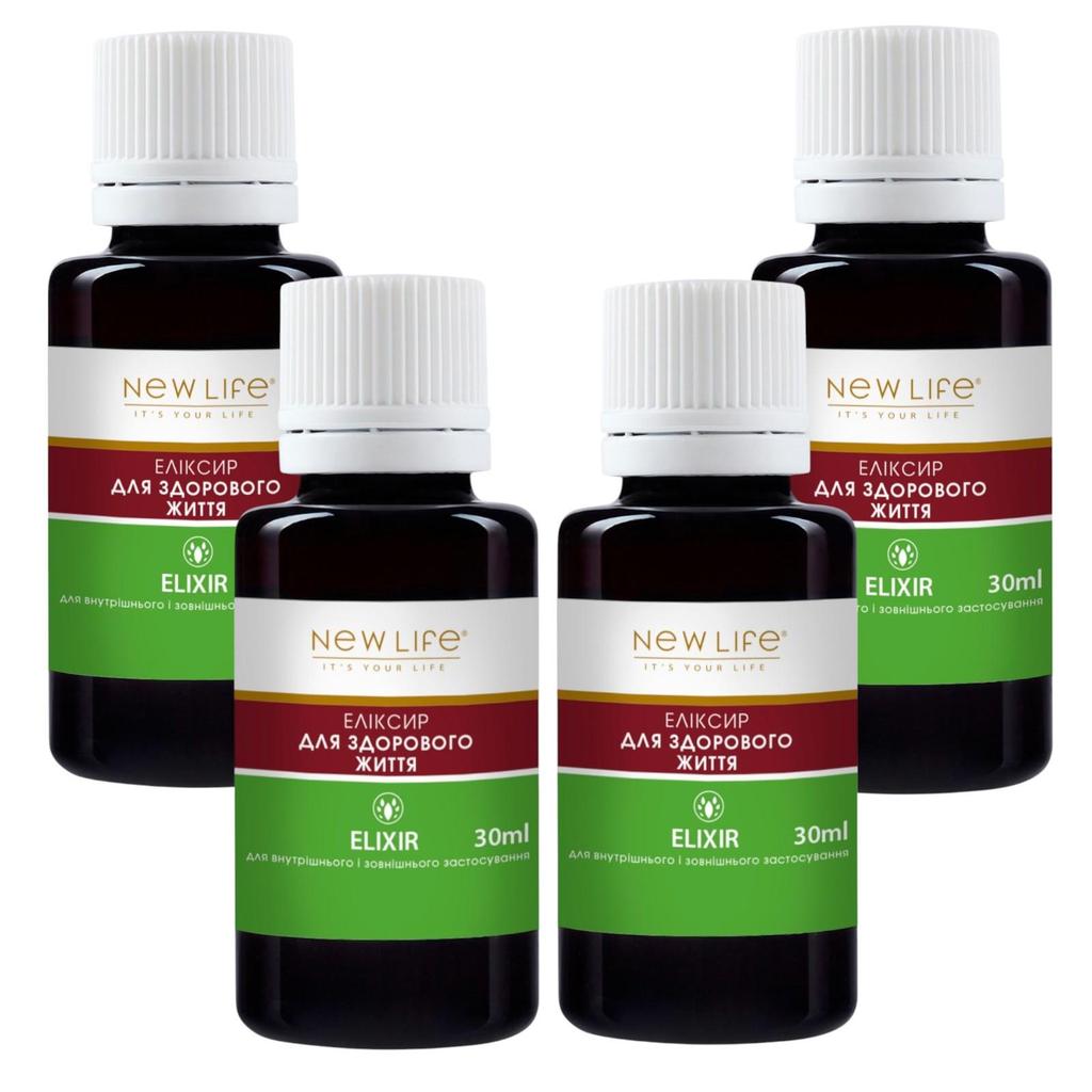 Эликсир для Здоровой Жизни на Травах Диетическая Добавка New Life