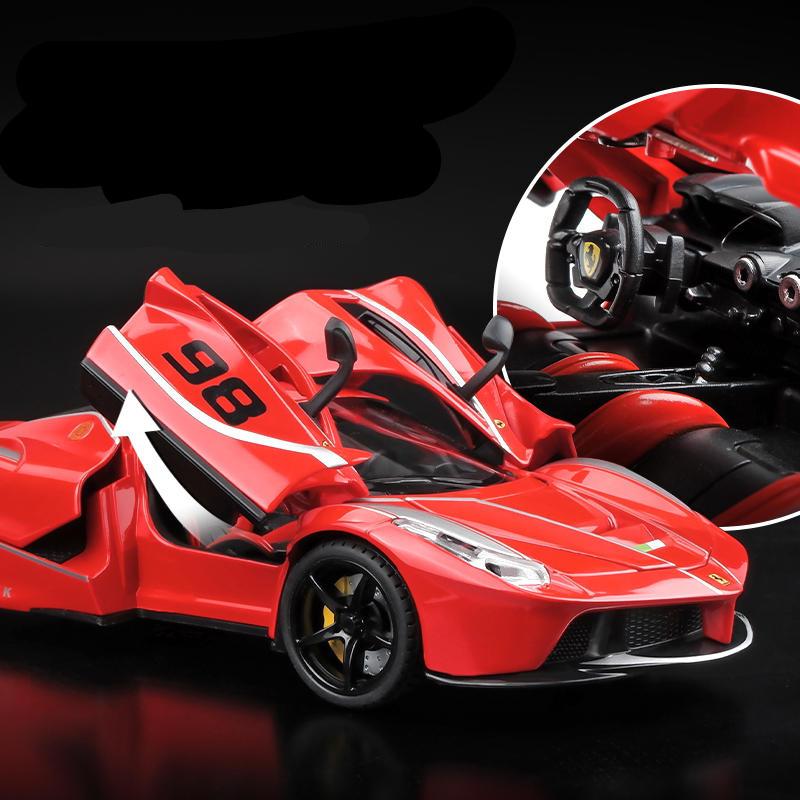 1/24 Scale Laferrari Alloy Sports Car Model Diecasts & Toy Metal Vehicles Car Model Simulation Collection Childrens Gift