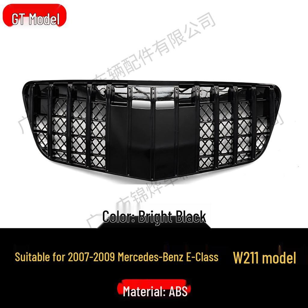 Решетка воздухозаборника переднего бампера в стиле GT для Mercedes E-Class W211 2002-2009