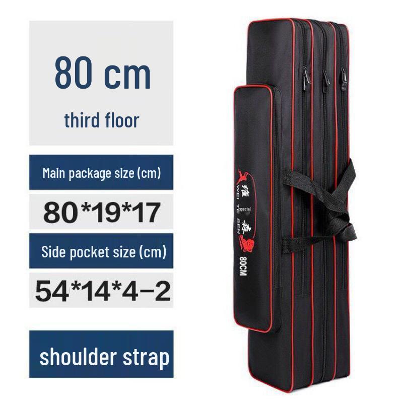 Многофункциональный водонепроницаемый рюкзак для хранения рыболовных снастей и удилищ