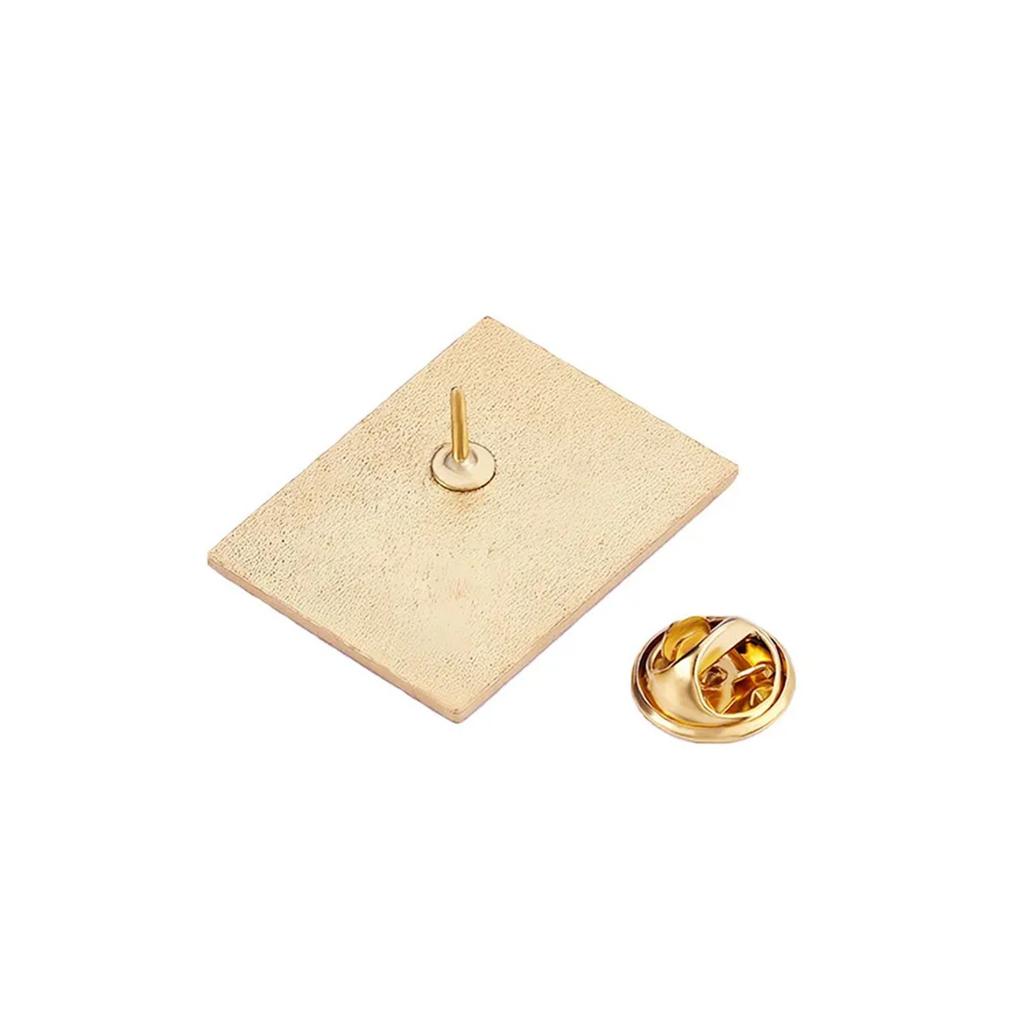 Серия картин маслом Геометрический мультфильм Значок Фиксированный аксессуар