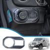 Car Headlight Switch Button Decoration Cover Stickers for Jeep Wrangler JL Gladiator JT 2018-2023 Interior Mouldings