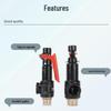 Qingwa A27W Cast Iron Threaded Full Lift Safety Valve