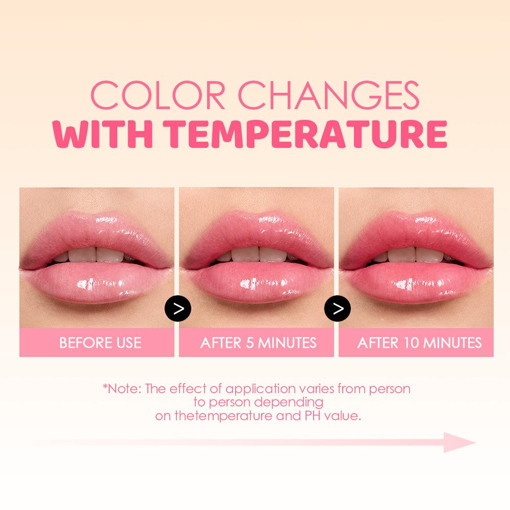Julystar 8pcs Moisturizing Lipstick Set Peach Scented Glossy Hydrating Lip Balm Tint Long-Lasting Smooth Makeup Cosmetic Gift for Women Girls