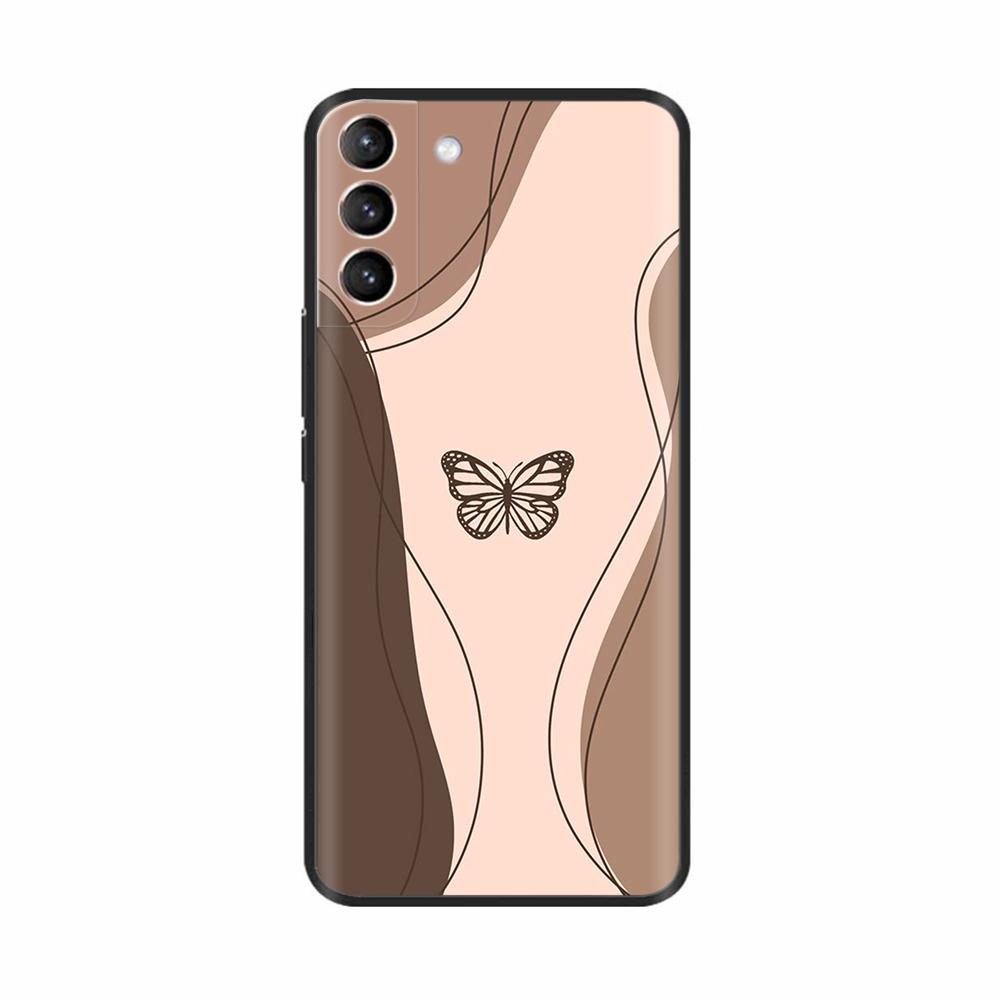 Милый Мультяшный Расписной Чехол для Телефона Samsung Galaxy S21 S20 S23 S24 S25 FE Ударопрочный Чехол Мягкая Силиконовая Задняя Крышка Fundas