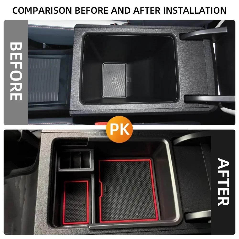 For MG4 EV MG 4 ELECTRIC 2025 2025 2025 Armrest Storage Box Tray Center Console Holder Organizer Tidying Interior Accessories