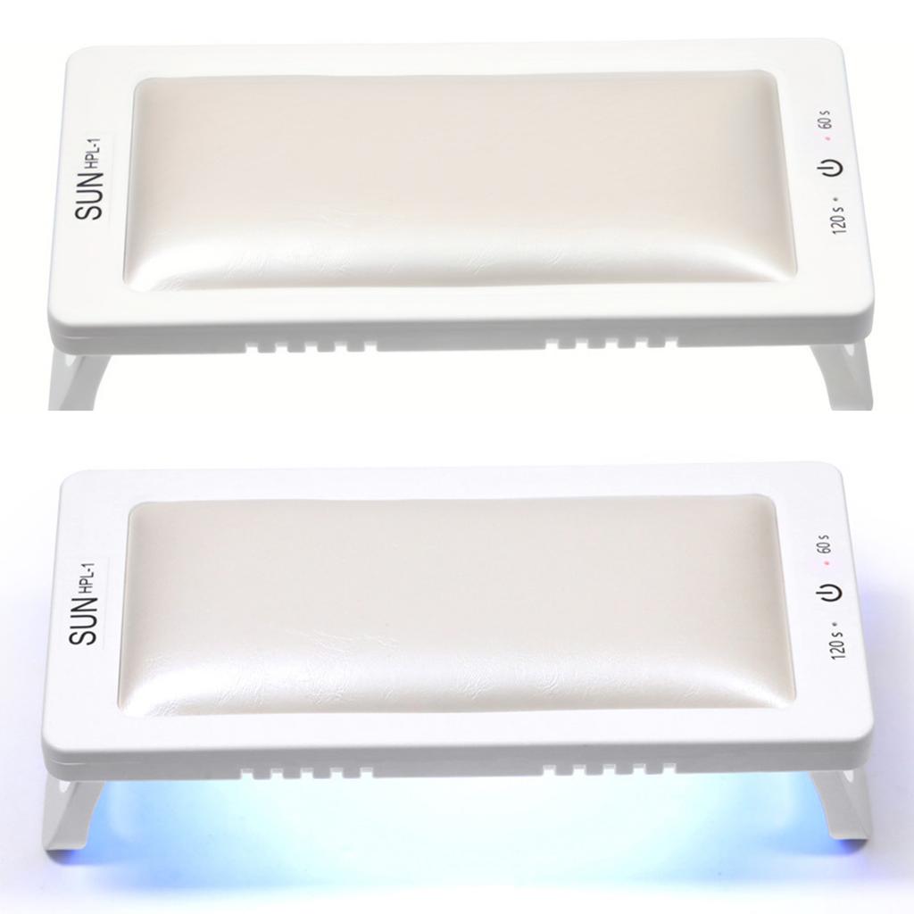 Подставка для ног, подушка для рук, УФ-светодиодная лампа для ногтей, лампа для сушки гель-лака, портативная сушилка для ногтей 2 в 1, маникюрные инструменты