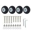 Replacement Tire Kit for 4-Wheel Silent Series Wheels. For Wheel Repairs On Suitcases, Shopping Carts, Carry-on Boxes, and More. DIY Caster Replacemen