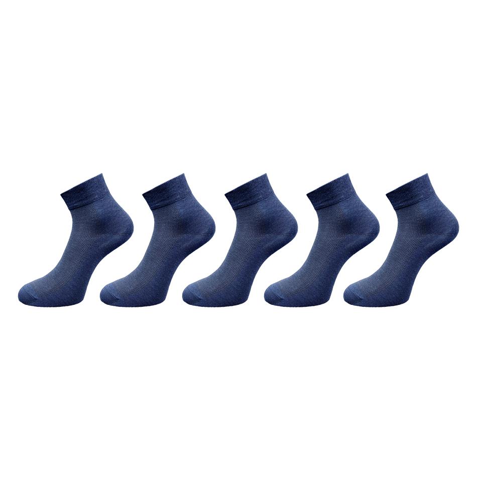 5 Pairs Mens Bamboo Sock Light Weight Thin Mesh Breathable Socks Men Summer Anti Odor Middle Cut Cool Sock