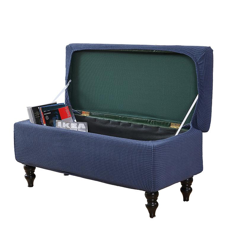 Эластичный шейкер, бархатный чехол на табурет для хранения, чехол для подставки для ног, чехол для дивана, чехол для подставки для ног с прорезями для стула