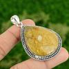 Daughters Day Deal Natural Polychrome Jasper Bezel Boho Pendant Sterling Silver