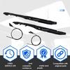 Sunroof Rail & Cable Repair set Strong Sunroof Track Cable Assembly Replacement Sunroof Track & Cable Suitable for Car