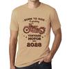 Men's Vintage Tee Shirt Graphic T Shirt Easy Rider Since 2028 Sand