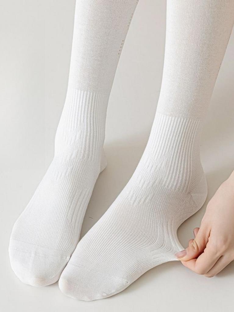 1/ 3 пары белых летних носков, спортивные компрессионные носки, женские спортивные и фитнес-носки, носки для йоги, носки для икр