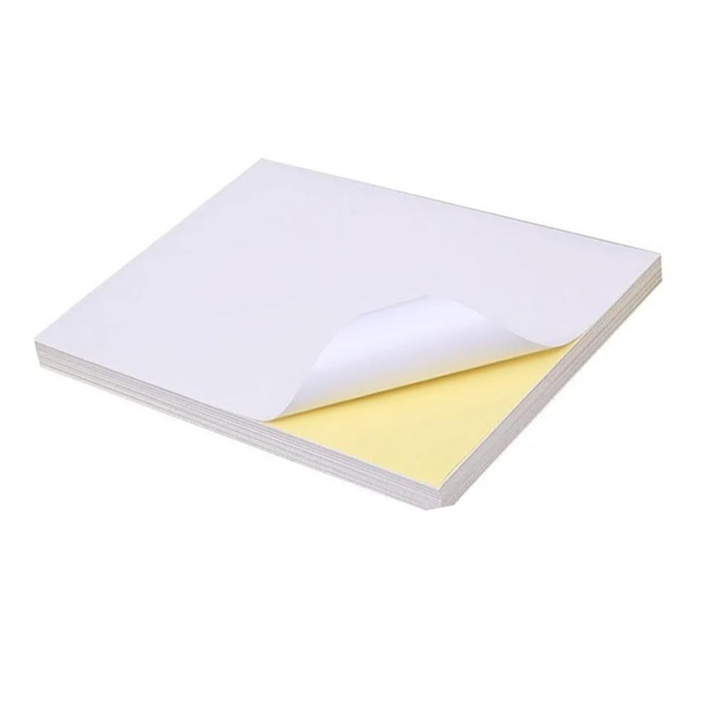 100 шт. этикетки наклейки бумага размер глянцевая матовая белая беспроблемная этикетка печать бумага для лазерных чернил