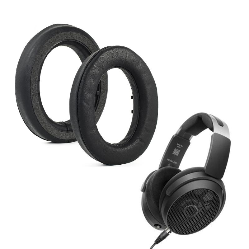 Кожаные сменные амбушюры для наушников HD490PRO/HD490PROPlus Подушечки для ушей Высокий комфорт Оптимальная шумоизоляция