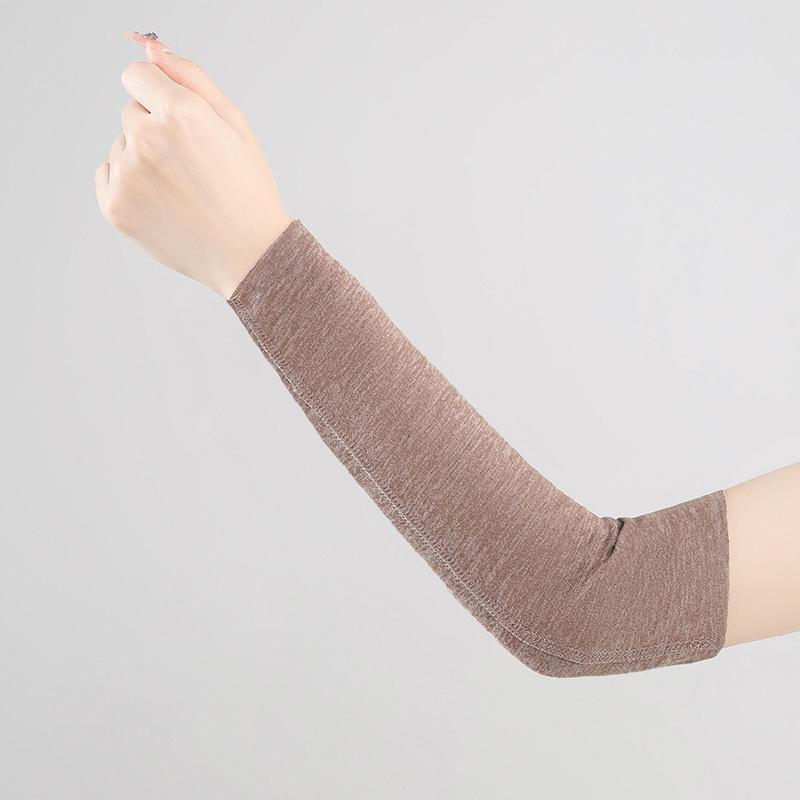 Mulberry Silk Elbow Support Sleeve for Men & Women - Thin, Long Sleeve Arm Protection for Spring/Summer