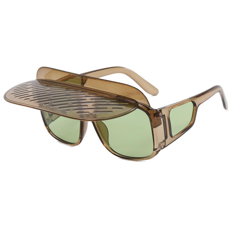 Polarized Sunglasses Multifunctional Anti Sunburn Sun Glasses with Sun Visor Men Women Outdoor Camping Fishing Shades Eyewear
