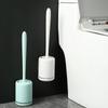 Creative Punch-free Household Toilet Brush Set With Long Handle Toilet Brush With Base Cleaning Brush Bathroom Accessories