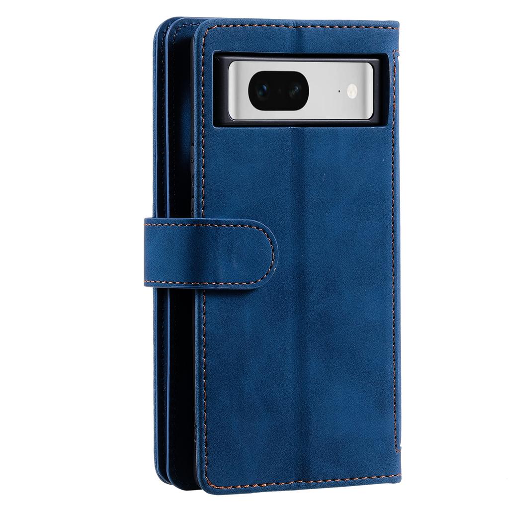For Google Pixel 9/Pixel 9 Pro Wallet Phone Case Zipper Leather Cover with 9 Card Slots