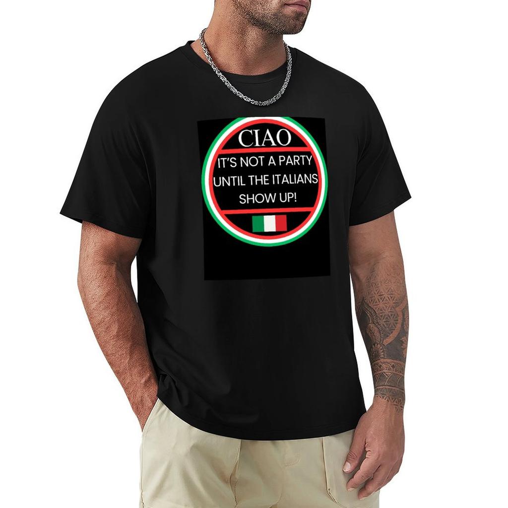 Ciao Party Shirt Tshirt Odor Resistant Short Sleeve Top