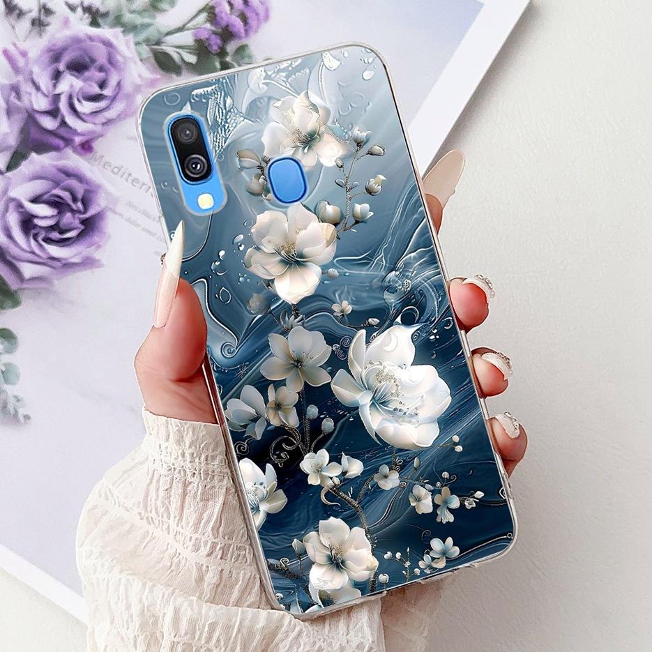 Чехол для Samsung Galaxy A40 SM-A405F Милый Кот Лев Расписной Чехол 5.9'' Мягкий Тонкий Чехол для Телефона Для Samsung A40 A 40 GalaxyA40 Корпус