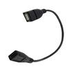 USB 2.0 Female To Micro USB Female Extension Adapter Laptop PC Charger Data Transmission Extension Converter for Phone