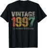 Est 1997 Vintage Edition Classic Born in 1997 Retro Birthday TShirt Unisex Summer Streetwear Tops Printed Tshirt