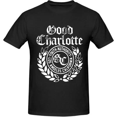 Xhaxhi Мужская футболка Good Charlotte Футболка с круглым вырезом Хлопковые повседневные рубашки Спортивные рубашки для мужчин