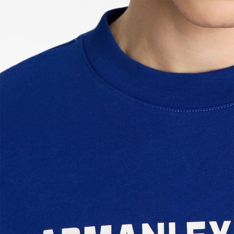 Armani Exchange logo-print jersey sweatshirt 6RZMHG-ZJDGZ-115AE