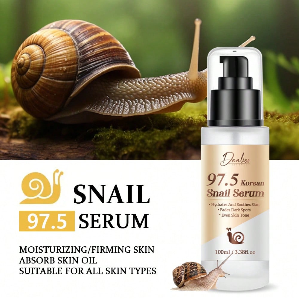Pure Snail Essence Facial Serum Revitalizing Hydration Treatment for Healthy Skin