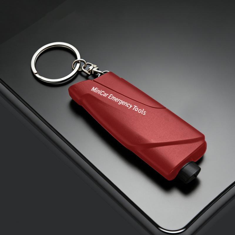 Car Window Breaker, Keychain, Seat Belt Cutter, 3-In-1 Glass Breaker And Seat Belt Cutter, Car Emergency Escape Tools