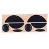 2Sets Mouse Feet Paste Mouse Feet Foot Pad Sticker For Logitech Mx518
