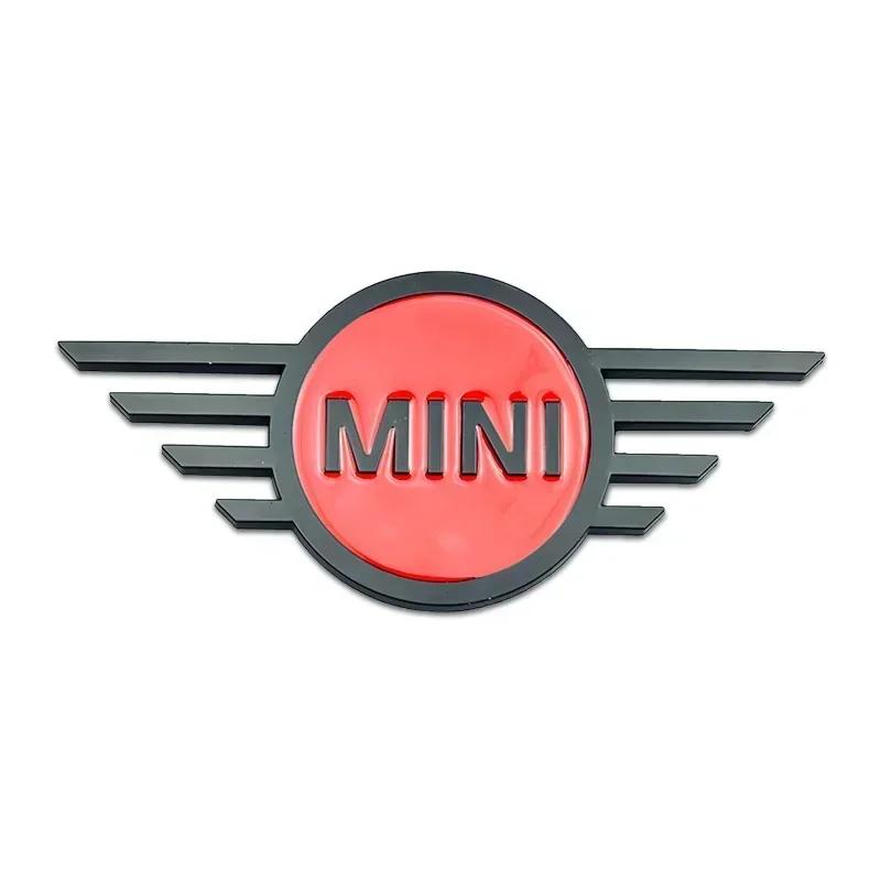 For BMW 5SE28 3D ABS Car Front Head Emblem Rear Sticker Logo for BMW Mini Coopers F54 F55 F56 F57 Refit Replacement Badge Exterior Accessories