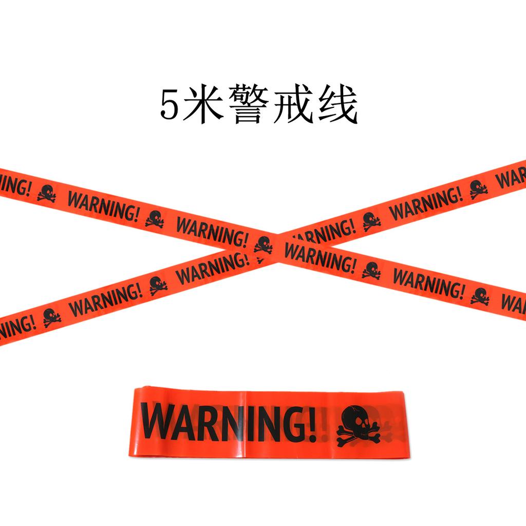Украшение на тему Хэллоуина Предупреждающая лента Изоляционная лента Предупреждение Опасно Не входить Предупреждающая лента Индивидуализация
