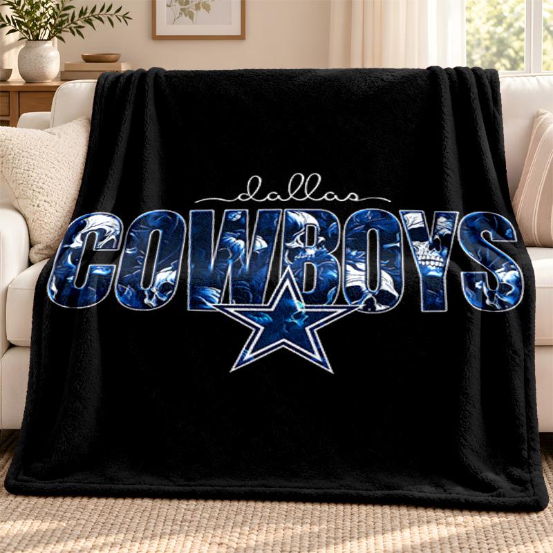 Dallas Cowboys blanket Flannel Blanket Soft Cozy Plush Throw for Sofa Bed Lightweight Home Decoration Outdoor camping